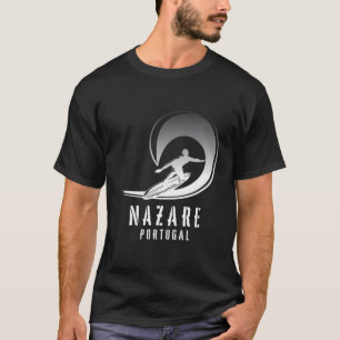 T-shirt Surf Nazare Surf Nazare Au Portugal Pipe Surfer