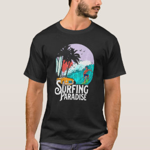 T-shirt Surf Paradise Beach Party Aventure avec vagues