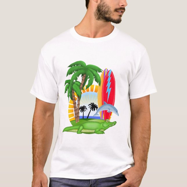 T-shirt Surf Paradise - SRF (Devant)