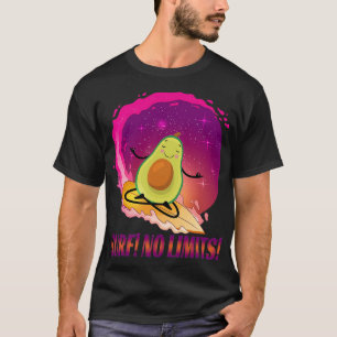 T-shirt Surf Pas De Limites Yoga Avocado Surf Dans L'Espac