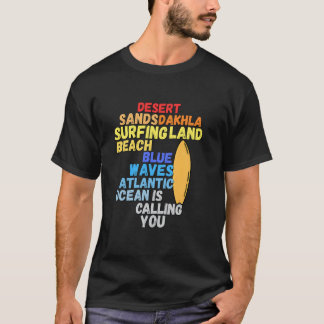 T-Shirt Surf Ride sur les vagues de l'Atlantique P