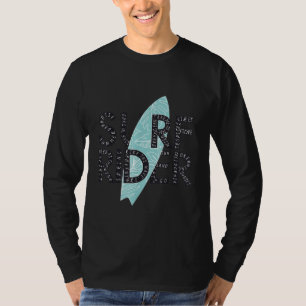 T-shirt Surf Rider Typographie surf de surf Eté Citations