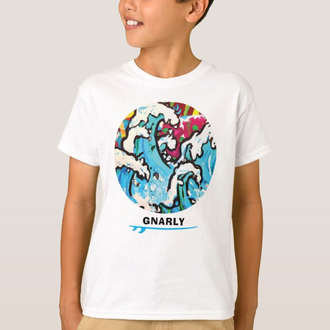 T-shirt Surf sauvage (Devant)