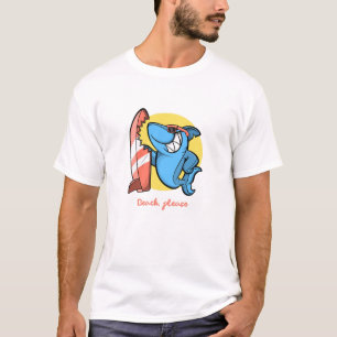 T-shirt Surf Shark Beach S'il vous plaît