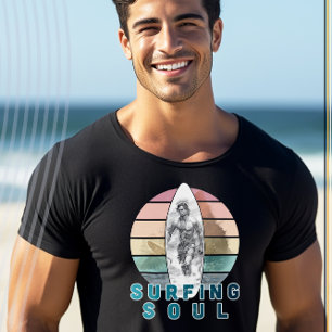 T-shirt Surf Soul Retro Surfer Design