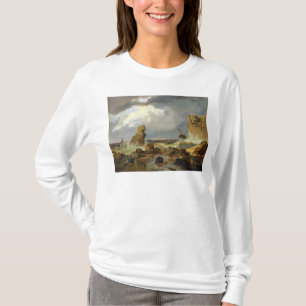 T-shirt Surf sur une côte rocheuse, 1835