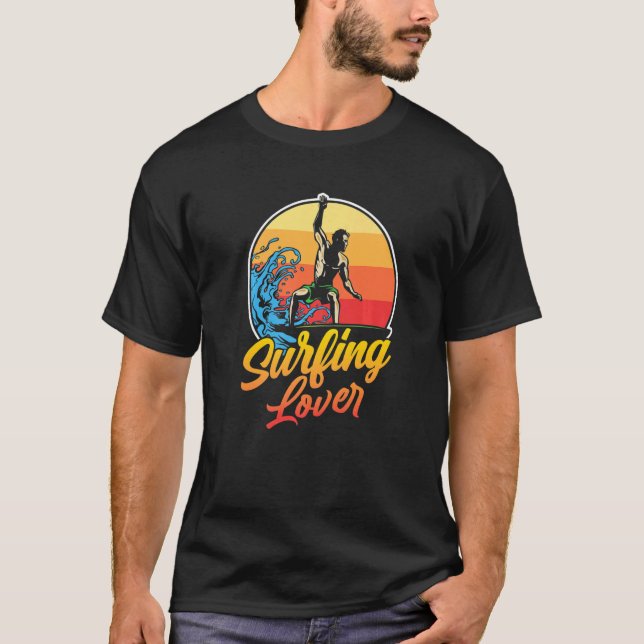 T-shirt Surf Surfboard Surf Surfboard Sayings (Devant)