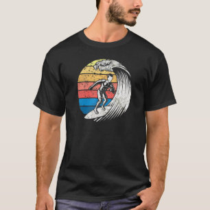 T-shirt Surf Surfer Sunset Surfboard Wave