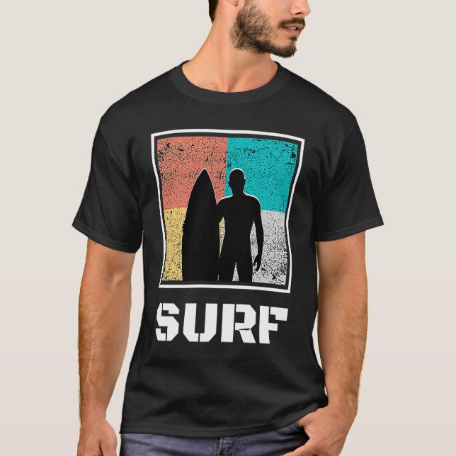 T-shirt Surf Surfing Surfer (Devant)