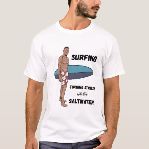 T-shirt Surf, transformer le stress en eau salée