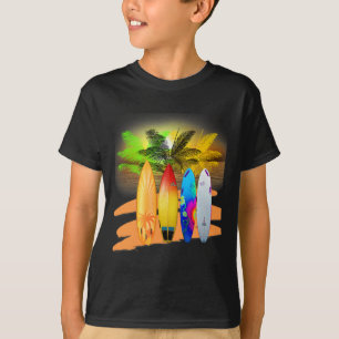 T-shirt Surf tropical Hawaii Beach Souvenir Surf