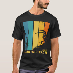 T-shirt Surf Waikiki Beach Honolulu Hawaï
