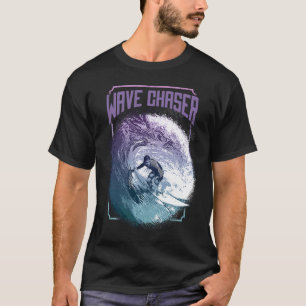 T-shirt Surf Wave Chaser en action