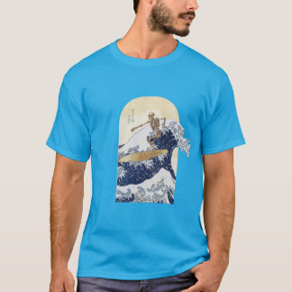 T-shirt Surfeando la gran ola de kanagawa