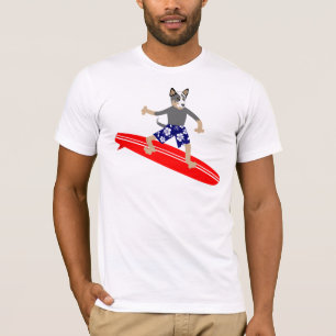 T-shirt Surfer australien de chien de bétail