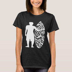 T-shirt Surfer avec planche de surf