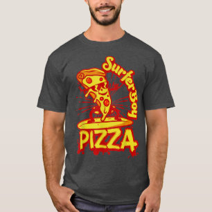 T-shirt Surfer Chemise Rétro Pizza Boy 5348