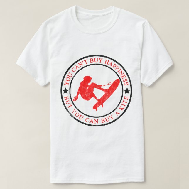 T-shirt Surfer de cerf-volant (Design devant)
