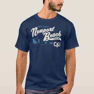 T-shirt Surfer de la Californie de plage de Newport