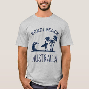 T-shirt Surfer de l'Australie de plage de Bondi