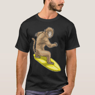T-shirt Surfer de singe