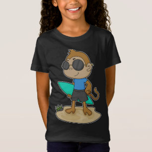 T-Shirt Surfer de singe