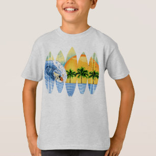 T-shirt Surfer Et Surf