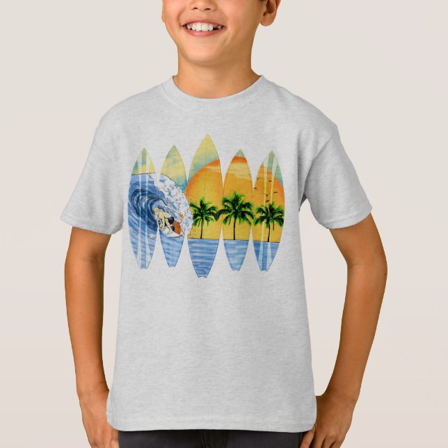 T-shirt Surfer Et Surf (Devant)