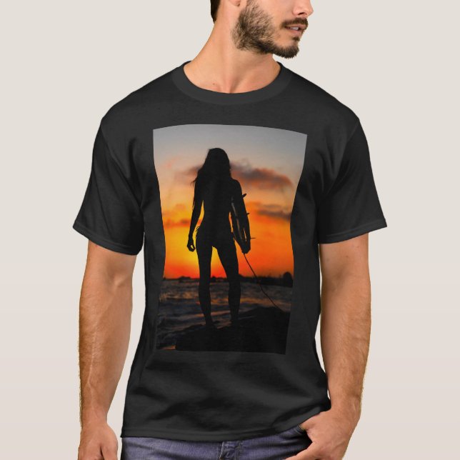 T-shirt Surfer Girl (Devant)