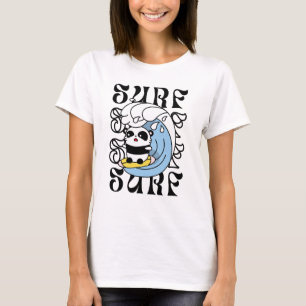 T-shirt Surfer Panda
