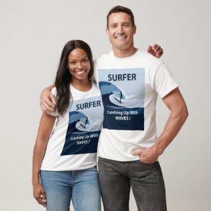 T-shirt Surfer Plage Surf