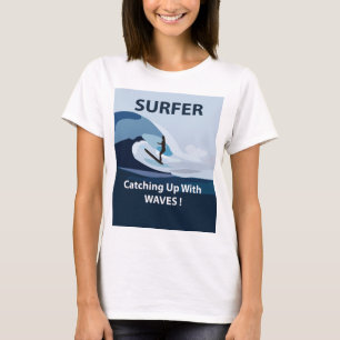T-shirt Surfer Plage Surf