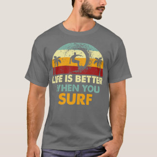 T-shirt Surfer rétro