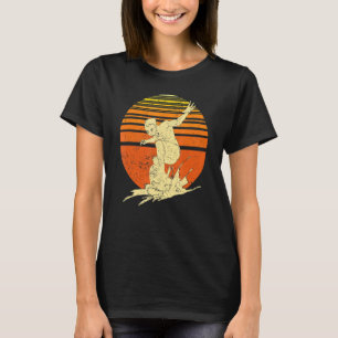 T-shirt Surfer Rétro Surfboard Eau Sport Vagues Surf 1