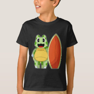 T-shirt Surfer sur tortue