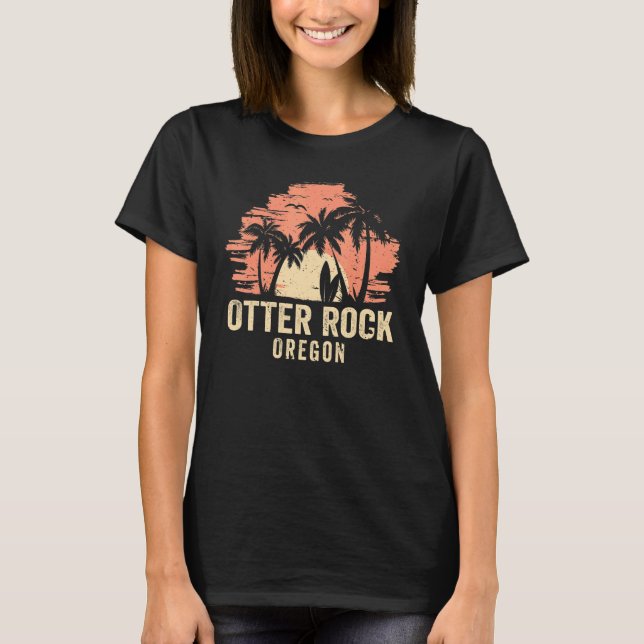 T-shirt Surfer Surf Board Otter Rock Surfboarder Surf_1 (Devant)