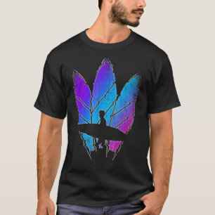 T-shirt Surfer Synthwave Surfboarder Vaporwave S
