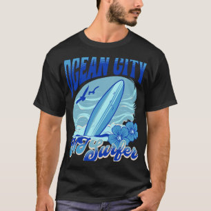 T-shirt Surfeur du New Jersey Plage d'Ocean City Nj Surfan