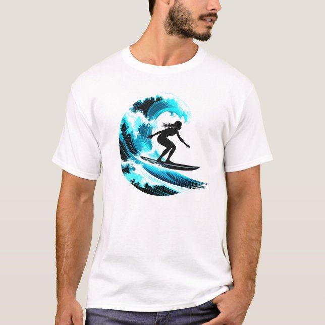 T-shirt surfing (Devant)