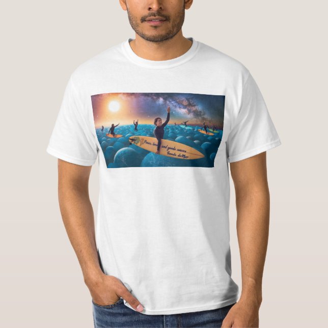 T-shirt Surfing in the Clouds - Bonde do Mar (Devant)