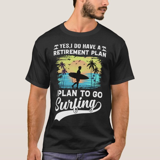 T-shirt Surfing Plan (Devant)