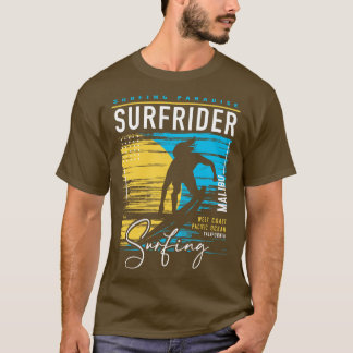 T-shirt Surfrider Beach Malibu Surf Surfers Parad