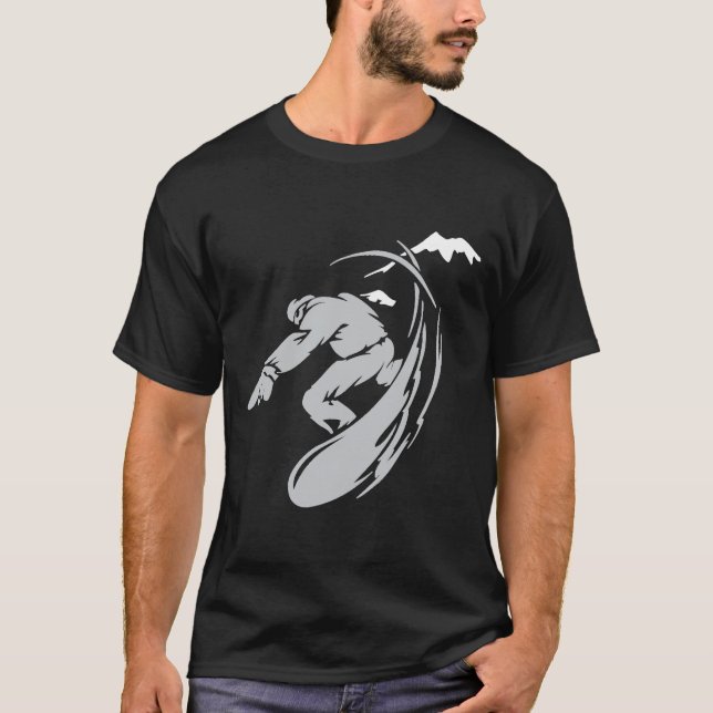 T-SHIRT SURFS DES NEIGES (Devant)