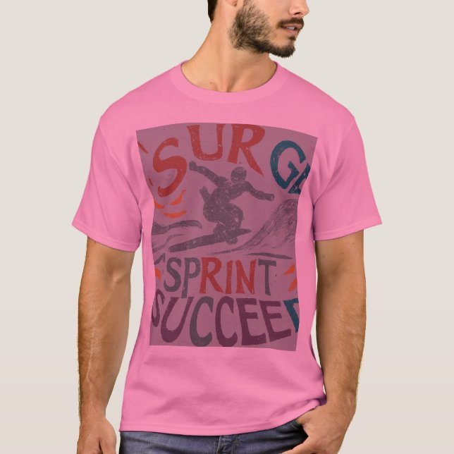 T-shirt Surge, Sprint, Succès (Devant)