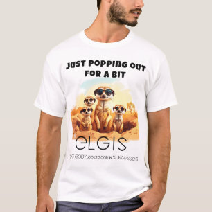T-shirt Suricate Cool en Lunettes de Soleil - Spécial Jour