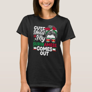 T-shirt Suriname migre Jusqu'À Ce Que Mon Surinamais Arriv