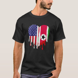 T-shirt Suriname Patriot Américain Cultivé Pays Fondu Il