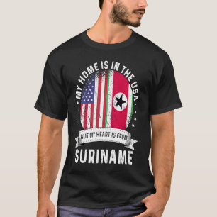 T-shirt Suriname Patriote Américain Fier de Grandir à la M