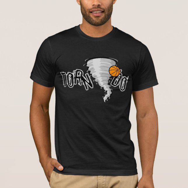 T-shirt surnom de basket-ball : tornade (Devant)
