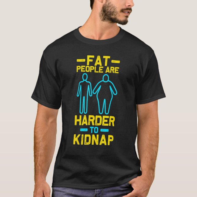T-shirt Surpoids Graisses Personnes Perdre du poids Gym en (Devant)